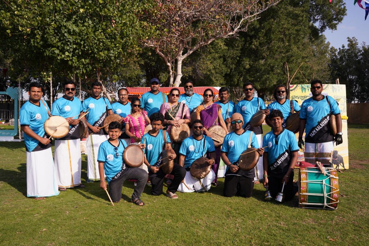 Yazh Kalaiyagam Parai team full photo